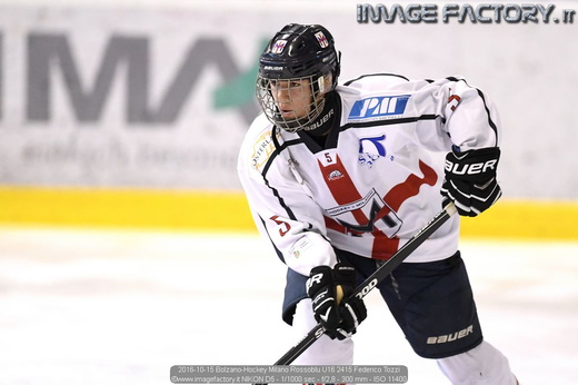 2016-10-15 Bolzano-Hockey Milano Rossoblu U16 2415 Federico Tozzi